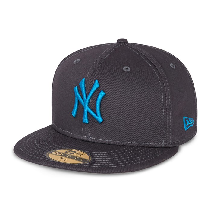 New York Yankees League Essential 59FIFTY Lippis Harmaat - New Era Lippikset Suomi FI-158094